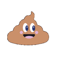 Poop Caca Sticker by Papier Tigre