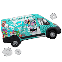 Car Truck Sticker by Pixel Parade App