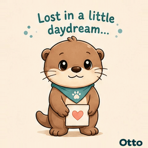Lost in a Little Daydream with Otto the Otter