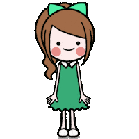 Happy Girl Sticker