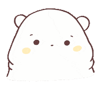 Bear Blushing Sticker