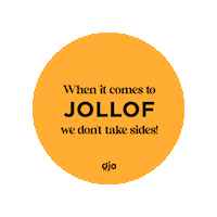 OjaHQ nigerian jollof ghanaian jollof rice Sticker