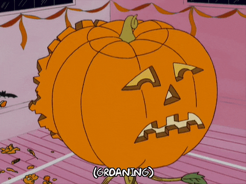 homer simpson pumpkin GIF