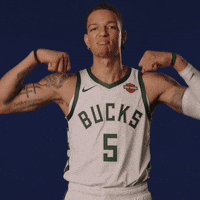Basketball Flexing GIF by Milwaukee Bucks