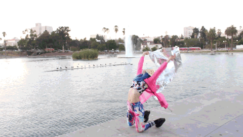 dancer installation GIF