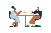 Celebration Eating Sticker by Sunbridge