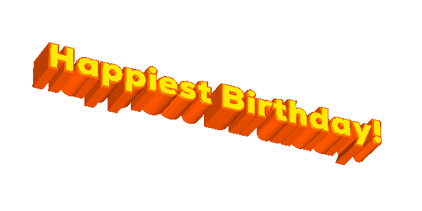 Happy Birthday Sticker by Jennifer Greenhill
