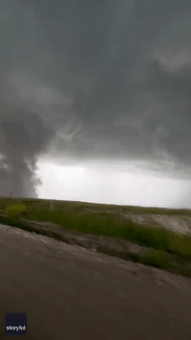 Large Tornado Touches Down in the Nebraska Panhandle