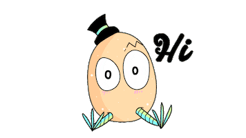 Egg Hello Sticker