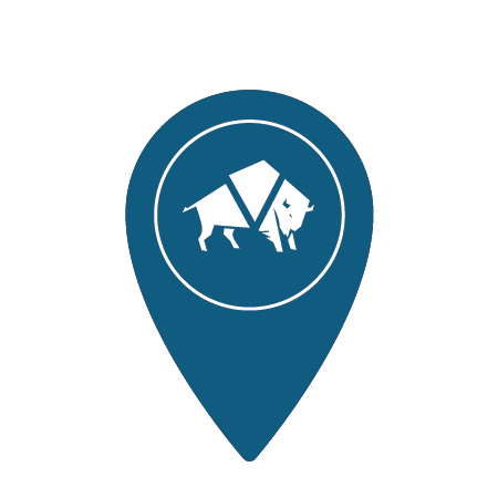 Location Pin Resin Bound Sticker by Vuba Resin Products