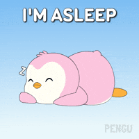 Tired Good Night GIF by Pudgy Penguins
