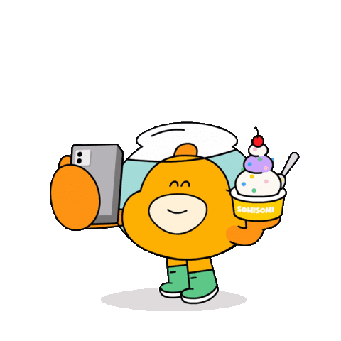 Happy Ice Cream Sticker by SomiSomi