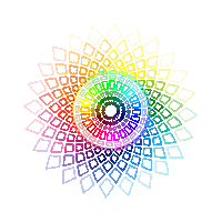 dinaaaaaah rainbow color colorful gif artist Sticker