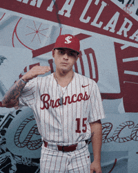 Bronco Baseball GIF by Santa Clara Broncos