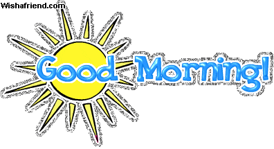 Good Morning Sticker