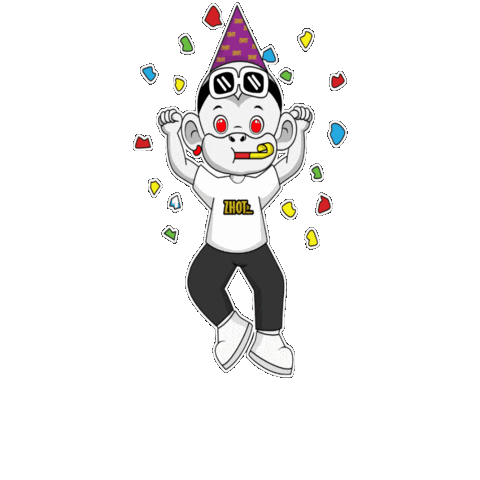 Birthday Happy Bday Sticker by Zhot