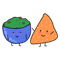 Chips And Dip Tacos Sticker by doozycrew