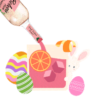 Happy Easter Sticker by Belvoir Lemonades & Cordials