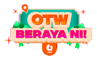 On My Way Eid Sticker by U Mobile