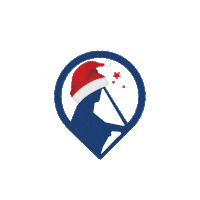 N-PY christmas ski air noel Sticker