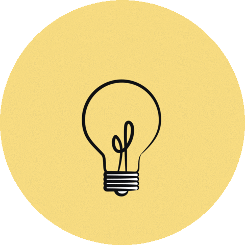Idea Lightbulb Sticker