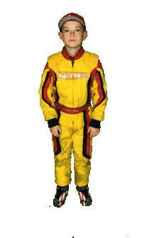 Racing Bruce Sticker by YABA