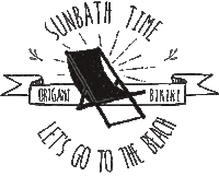 origamibikini beach sun time sunshine Sticker