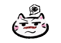 Angry Cats Sticker by The Gummy Smile Shop