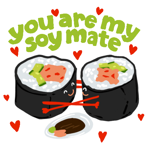 I Love You Dinner Sticker by megan lockhart