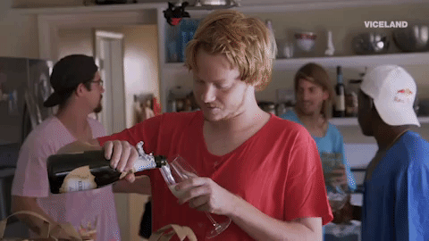 champagne brunch GIF by KING OF THE ROAD