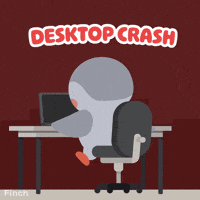 Sad Blue Screen GIF by Finch Care