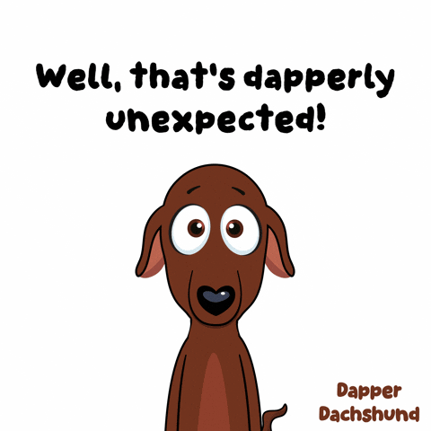 Confused Sausage Dog GIF by VeeFriends