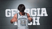 Georgia Tech Basketball GIF by Georgia Tech Yellow Jackets