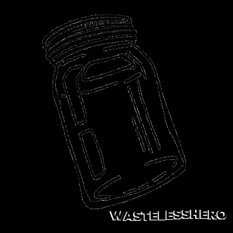 wastelesshero zerowaste zero waste glas plastikfrei GIF