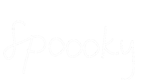 dthurgood halloween white spooky words Sticker