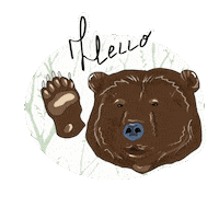 Kamchatka Hello Sticker