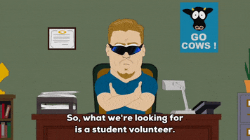 poster desk GIF by South Park 