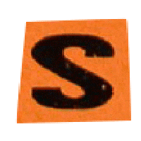 Vintage Letter Sticker