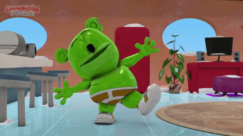 gummy bear dancing GIF