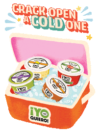 Cooler Crack Open A Cold One Sticker by ¡Yo Quiero!