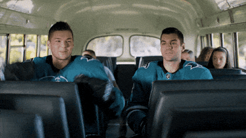 school bus dance GIF by San Jose Sharks