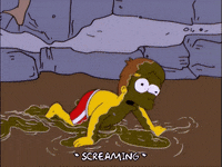 screaming homer simpson GIF