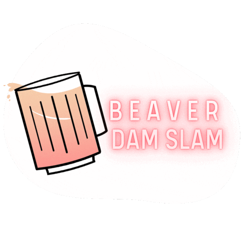 Beaverdam Sticker by Huron University College Students' Council