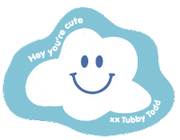 Cloud Xo Sticker by TubbyTodd