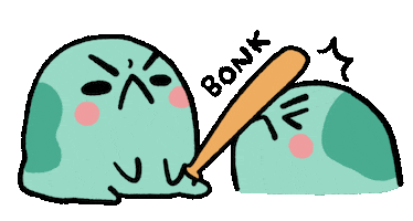 Angry Bonk Sticker by angy frog