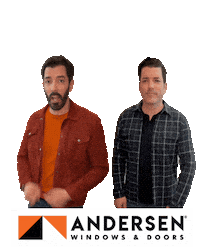 Drew And Jonathan Scott Sticker by Andersen Windows