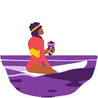 oakberryacai surf acai oak wsl Sticker