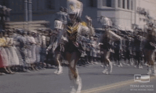 marching band dance GIF by Texas Archive of the Moving Image