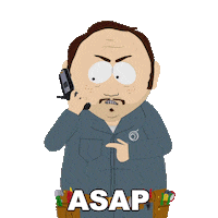 Hurry Sticker by South Park