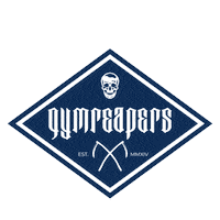 GYMREAPERS fitness workout gym skull Sticker